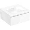 Mexen Orio, kúpeľňová skrinka 50 cm s umývadlom Vela, 1 zásuvka, biela lesklá, 91A10-05023-1-BF00-W23M00 Mexen Orio, kúpeľňová skrinka 50 cm s umývadlom Vela, 1 zásuvka, biela lesklá, 91A10-05023-1-BF00-W23M00