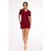 DÁMSKE PYŽAMO KR 346/424 TRACY 2 Červená XXL DÁMSKE PYŽAMO KR 346/424 TRACY 2 Červená XXL