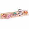 Bigjigs Toys Drevené vkladacie puzzle farma Bigjigs Toys Drevené vkladacie puzzle farma