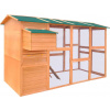 vidaXL Kurín pre hydinu drevený 295 x 163 x 170 cm vidaXL Kurín pre hydinu drevený 295 x 163 x 170 cm