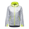 Gore R5 Women Gore tex Infinium Insulated Jacket white neon yellow Gore R5 Women Gore tex Infinium Insulated Jacket white neon yellow