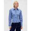 GAP Popelínová košeľa Fitted Shirt Modrá L Modrá Modrá GAP Popelínová košeľa Fitted Shirt Modrá L Modrá Modrá