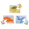 Bigjigs Toys Puzzle 3v1 morské zvieratká Bigjigs Toys Bigjigs Toys Puzzle 3v1 morské zvieratká Bigjigs Toys