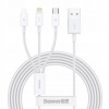 Baseus CAMLTYS-02 Superior Fast Charging Datový, 3v1 USB-C, Lightning, MicroUSB, 1,5m Baseus CAMLTYS-02 Superior Fast Charging Datový, 3v1 USB-C, Lightning, MicroUSB, 1,5m