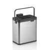Kela Odpadkový koš na bio odpad Plata nerez matná stříbrná 20,5x13,0x21,0cm 2,1l KL-12129 Kela Odpadkový koš na bio odpad Plata nerez matná stříbrná 20,5x13,0x21,0cm 2,1l KL-12129