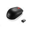 LENOVO myš bezdrátová Essential Compact Wireless Mouse - 1000 DPI, Optical, USB, 3 tlačítka, černá LENOVO myš bezdrátová Essential Compact Wireless Mouse - 1000 DPI, Optical, USB, 3 tlačítka, černá