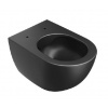 Ravak Chrome - Závesné WC, RimOff, matná čierna X01794