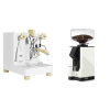 Lelit Bianca PL162T V3, white + Eureka Mignon Silenzio 55, BL white Lelit Bianca PL162T V3, white + Eureka Mignon Silenzio 55, BL white