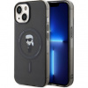 Karl Lagerfeld iPhone 15 IML Ikonik MagSafe čierne Karl Lagerfeld iPhone 15 IML Ikonik MagSafe čierne