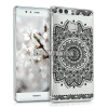 Zadný kryt Huawei P9 – Crystal Flower Design – čierna Zadný kryt Huawei P9 – Crystal Flower Design – čierna