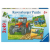 Ravensburger Velké pracovní stroje 3 x 49 dielov Ravensburger Velké pracovní stroje 3 x 49 dielov
