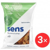SENS Protein chipsy s cvrččím proteínom 3× 80 g, cesnak & bylinky SENS Protein chipsy s cvrččím proteínom 3× 80 g, cesnak & bylinky