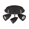Markslöjd Ciro stropné svietidlo 3x7 W čierna-oceľová 107411 Markslöjd Ciro stropné svietidlo 3x7 W čierna-oceľová 107411