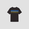 Detské Tričko s krátkym rukávom O NEILL O'NEILL LOGO STRIPE T-SHIRT 4850127-19010 – Čierna Detské Tričko s krátkym rukávom O NEILL O'NEILL LOGO STRIPE T-SHIRT 4850127-19010 – Čierna