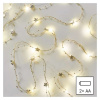 LED vianočná reťaz zlatá – hviezdičky, 1,9 m, 2x AA, vnútorný, teplá biela, časovač LED vianočná reťaz zlatá – hviezdičky, 1,9 m, 2x AA, vnútorný, teplá biela, časovač