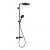 Hansgrohe Raindance S Sprchový set s termostatom, priemer 24 cm, 3 prúdy, EcoSmart+, matná čierna 28825670-HG Hansgrohe Raindance S Sprchový set s termostatom, priemer 24 cm, 3 prúdy, EcoSmart+, matná čierna 28825670-HG