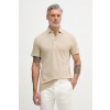Tommy Hilfiger úpletové polo tričko pánske s ľanom NEW YORK MW0MW42679 béžová XL Tommy Hilfiger úpletové polo tričko pánske s ľanom NEW YORK MW0MW42679 béžová XL