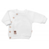 Detský pletený svetrík s gombíkmi, zap. bokom, Handmade Baby Nellys, biely, veľ. 68/74 Detský pletený svetrík s gombíkmi, zap. bokom, Handmade Baby Nellys, biely, veľ. 68/74