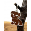 3D kľúčenka Psík Light Brown 3D kľúčenka Psík Light Brown