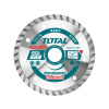 TOTAL Kotúč diamantový rezný, Turbo, suché aj mokré rezanie TAC2131253 TOTAL Kotúč diamantový rezný, Turbo, suché aj mokré rezanie TAC2131253