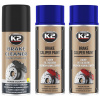 Lak na brzdové strmene a bubny K2 BRAKE CALIPER 400ML Modrý Lak na brzdové strmene a bubny K2 BRAKE CALIPER 400ML Modrý