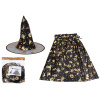Wiky Set čarodejnica klobúk plášť Wiky Set čarodejnica klobúk plášť