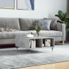 zahrada-XL Konferenčný stolík betónovo sivý 60x60x30 cm kompozitné drevo 827032 zahrada-XL Konferenčný stolík betónovo sivý 60x60x30 cm kompozitné drevo 827032
