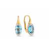 iZlato Forever Náušnice s topásom 2,66 ct a diamantmi Ari, žlté zlato IZBR644N iZlato Forever Náušnice s topásom 2,66 ct a diamantmi Ari, žlté zlato IZBR644N