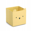 MUŠELÍNOVÝ ÚLOŽNÝ BOX NA HRAČKY ZAJAC S UŠAMI 28x28x28 CM ŽLTÝ MUŠELÍNOVÝ ÚLOŽNÝ BOX NA HRAČKY ZAJAC S UŠAMI 28x28x28 CM ŽLTÝ