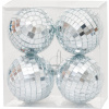 MagicHome Vianoce Gule MagicHome Vianoce, 4 ks, na vianočný stromček, disko gule, 8 cm MagicHome Vianoce Gule MagicHome Vianoce, 4 ks, na vianočný stromček, disko gule, 8 cm