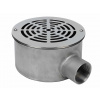 Podlahová výpusť – nerez kruhová, pre betón Podlahová výpusť – nerez kruhová, pre betón