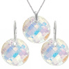 Krásny set Swarovski elements Twist dúhovy CRYSTAL AB 18mm Krásny set Swarovski elements Twist dúhovy CRYSTAL AB 18mm