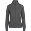 PROMODORO 5275 EXCD / Dámska pracovná mikina na zips - steel grey XXXL PROMODORO 5275 EXCD / Dámska pracovná mikina na zips - steel grey XXXL