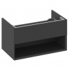 Ravak Lite Skříňka pod umyvadlo 80x45 cm, černá mat X000001862 Ravak Lite Skříňka pod umyvadlo 80x45 cm, černá mat X000001862
