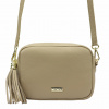 MiaMore 01-065 béžová dámska kožená kabelka 20 x 15 x 8 cm MiaMore 01-065 béžová dámska kožená kabelka 20 x 15 x 8 cm