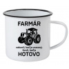 Plechový hrnček Farmár Plechový hrnček Farmár