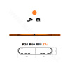 LED svetelná rampa Montana 110cm, Oranžová, EHK R65 Oranžová 14ml/V1 Farebný LED svetelná rampa Montana 110cm, Oranžová, EHK R65 Oranžová 14ml/V1 Farebný
