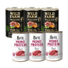 BRIT MONO PROTEIN HOVÄDZIE 3x400g + MONOPROTEINOVÉ BRAČOVÉ MÄSO Z WILD FARMU 3x400g BRIT MONO PROTEIN HOVÄDZIE 3x400g + MONOPROTEINOVÉ BRAČOVÉ MÄSO Z WILD FARMU 3x400g