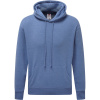 Fruit of the Loom Mikina Premium Hooded Sweat s kapucí, pánská COT162152t3805-retro heath 2XL Melír modrá retro Fruit of the Loom Mikina Premium Hooded Sweat s kapucí, pánská COT162152t3805-retro heath 2XL Melír modrá retro