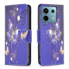 Peňaženkové kožené puzdro Drawing na Xiaomi Redmi Note 13 Pro 4G - Purple Butterfly Peňaženkové kožené puzdro Drawing na Xiaomi Redmi Note 13 Pro 4G - Purple Butterfly