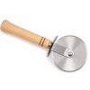 Krájač na pizzu s drevenou rukoväťou a nerezovým kolieskom 22 cm priemer 9 cm Krájač na pizzu s drevenou rukoväťou a nerezovým kolieskom 22 cm priemer 9 cm