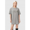 AllSaints šaty bavlnené CHAINS W047DF sivá XS AllSaints šaty bavlnené CHAINS W047DF sivá XS