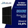 Fotovoltaický solárny panel JA Solar JA SOLAR JAM60D40 – 500W/LB 500Wp čierny rám, bifaciál Fotovoltaický solárny panel JA Solar JA SOLAR JAM60D40 – 500W/LB 500Wp čierny rám, bifaciál