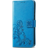 Diárové puzdro na T-Mobile T Phone 5G MEZZO štvorlístok modré Diárové puzdro na T-Mobile T Phone 5G MEZZO štvorlístok modré