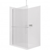 CERANO - Sprchová zástena Walk-in Onyx Top Round Ľ/P - 8 mm - guľatá vzpera + polička/držiak na uteráky - chróm, ryhované sklo - 120x200 cm CERANO - Sprchová zástena Walk-in Onyx Top Round Ľ/P - 8 mm - guľatá vzpera + polička/držiak na uteráky - chróm, ryhované sklo - 120x200 cm