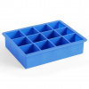 HAY Silikónová forma na ľad Square X Large Blue HAY Silikónová forma na ľad Square X Large Blue