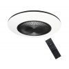 Milagro | LED Stmievateľné stropné svietidlo s ventilátorom ARIA LED/38W/230V čierna/biela +DO | MI1953 Milagro | LED Stmievateľné stropné svietidlo s ventilátorom ARIA LED/38W/230V čierna/biela +DO | MI1953