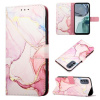 Peňaženkové 3D puzdro MARBLE na Motorola Moto G62 5G - Ružovozlatá Peňaženkové 3D puzdro MARBLE na Motorola Moto G62 5G - Ružovozlatá