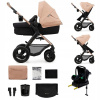 Kinderkraft Multifunkčný kočík 4v1 MOOV 2 AIR s autosedačkou MINK PRO, béžový Kinderkraft Multifunkčný kočík 4v1 MOOV 2 AIR s autosedačkou MINK PRO, béžový