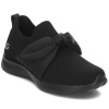 Čierne tenisky s mašľou Skechers Čierne tenisky s mašľou Skechers